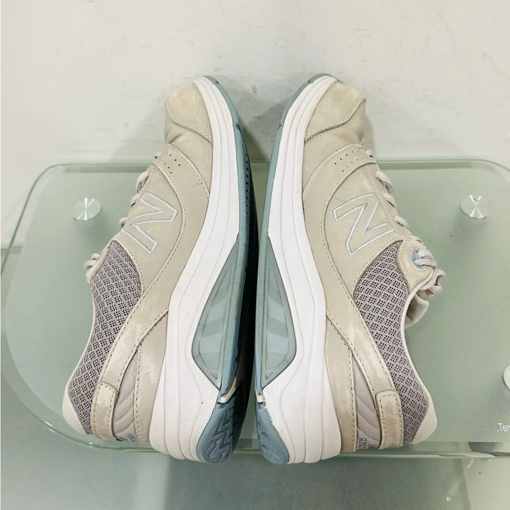 New Balance 928 V3 Women's Walking Shoes Size 8,5 B Brown‎ Gray Leather Sneakers